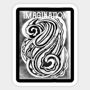 Abstract And Imagination Sticker